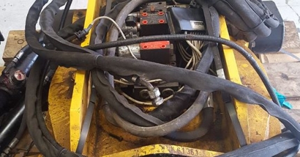 Spare/Repair - EC30 Tiltrotator frame, rams, valves and ECPUP80 bottom hitch